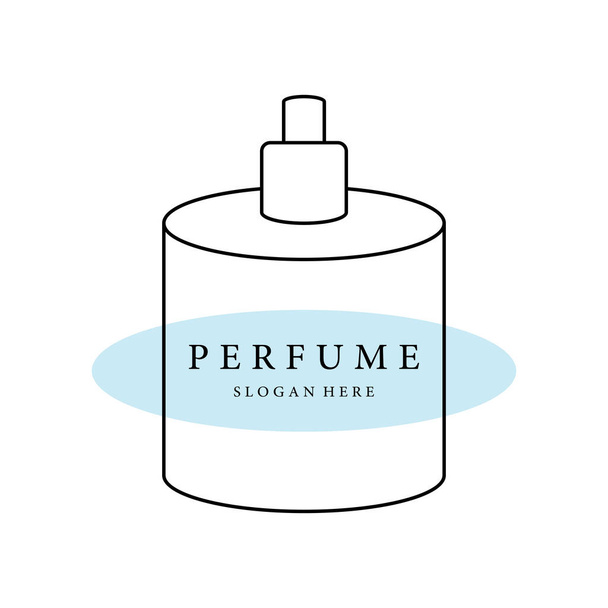 Logo créatif cosmétique isolé de parfum de luxe peut être utilisé pour les entreprises, les entreprises, les cosmétiques et les parfumeries. - Vecteur, image