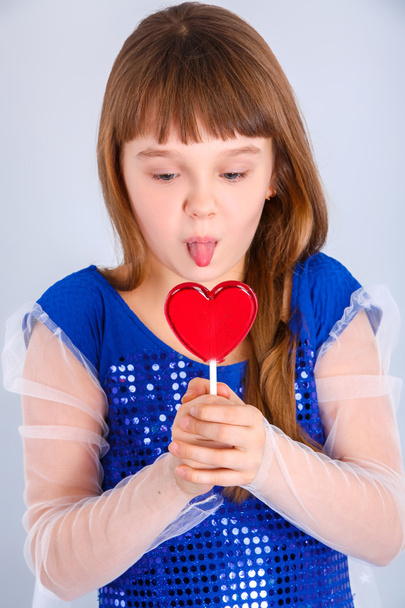 Día de San Valentín niña
 - Foto, imagen