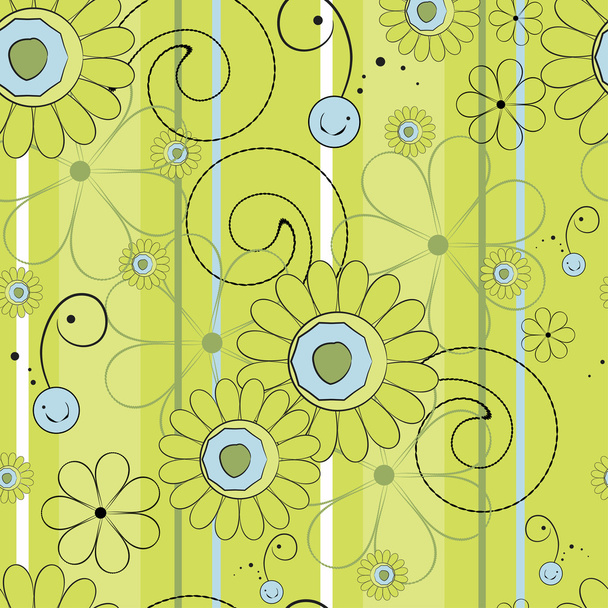 Abstract floral background - Vektör, Görsel