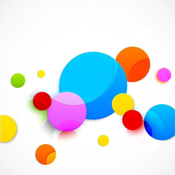 Colorful circles - Vektor, Bild