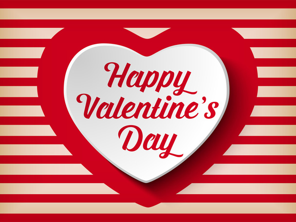 Valentine Day Heart - Vektor, kép