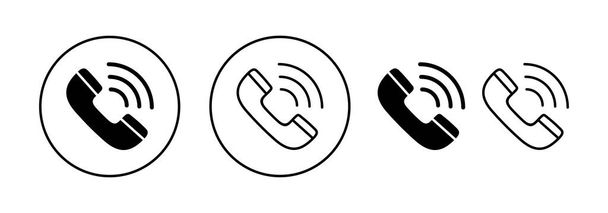 Call icon vector for web and mobile app. telephone sign and symbol. phone icon. contact us  - Vektor, obrázek