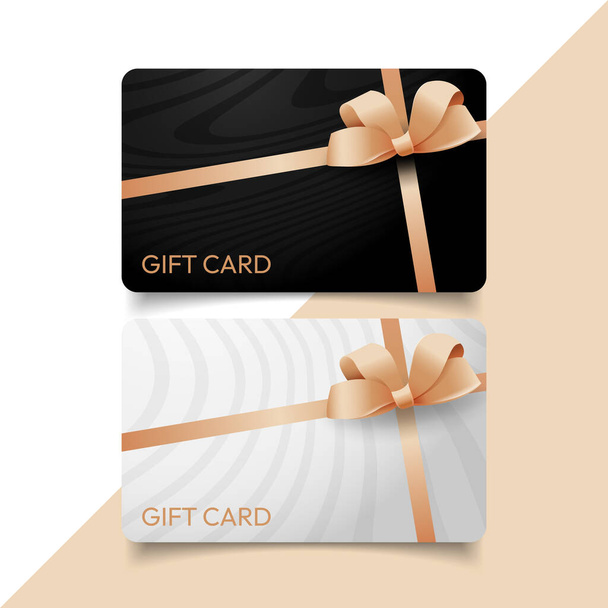 premium bonus card design with luxury background - Vektor, Bild