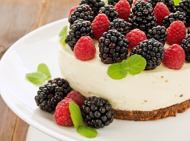 Berry cheesecake - Fotoğraf, Görsel