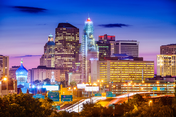 Skyline von Hartford - Foto, Bild