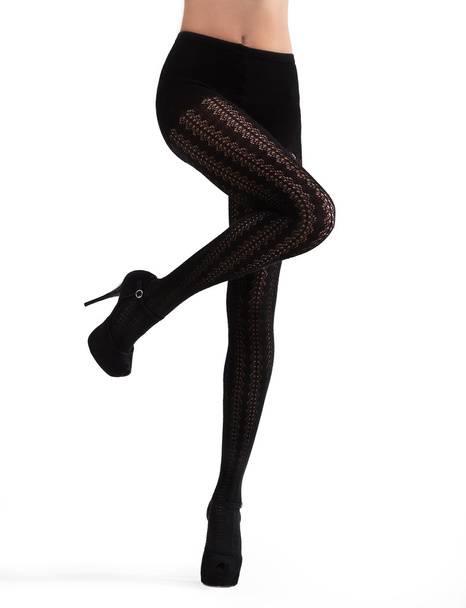 Girl in black pantyhose - Photo, Image