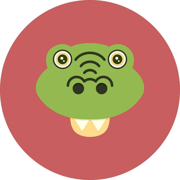 Crocodile Creative Icons Desig - Vector, Image