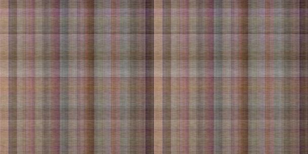 Tartan seamless border. Traditional gingham texture for natural trendy trim - Photo, Image