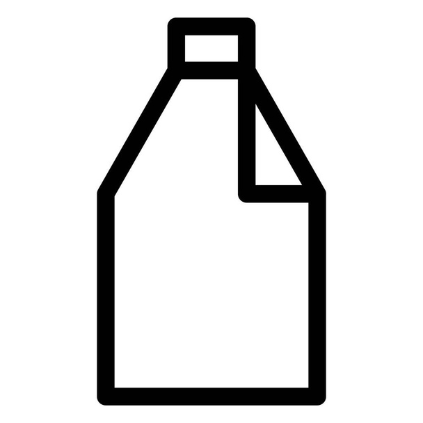 Молоко, хранящееся в сорванном пакете - Вектор,изображение