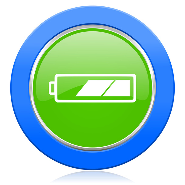 battery icon charging symbol power sign - Zdjęcie, obraz