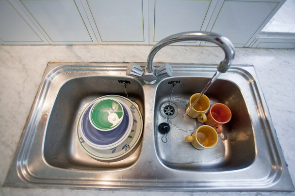μπολ πλυσίματος των πιάτων - Φωτογραφία, εικόνα