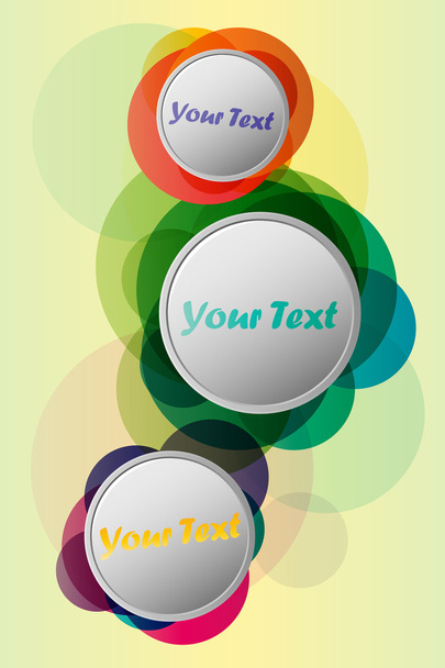 Цветной веб-баннер
 - Вектор,изображение