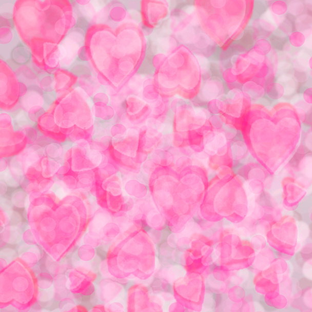 Fond coeur flou rose
 - Photo, image