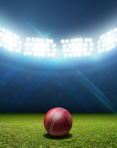 estádio de críquete e bola
 - Foto, Imagem