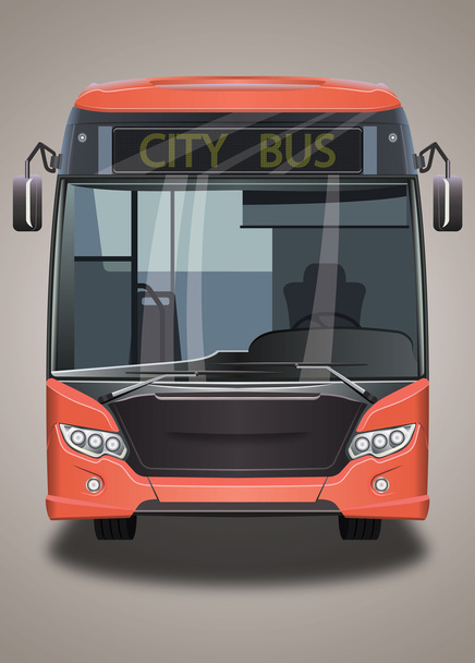 市バス - ベクター画像