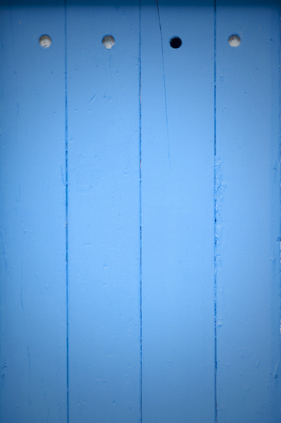 Blue Wooden Plank Background - Foto, Imagen