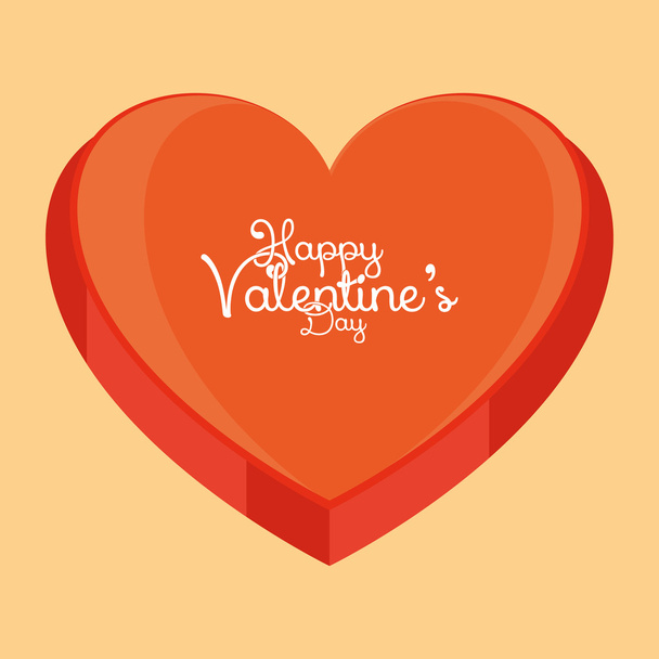 happy valentine's day - Vector, Image
