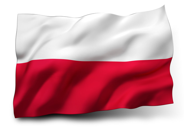 σημαία της Πολωνίας - Φωτογραφία, εικόνα