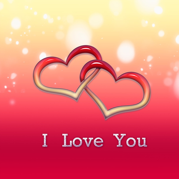 Valentines day card - Foto, Imagem