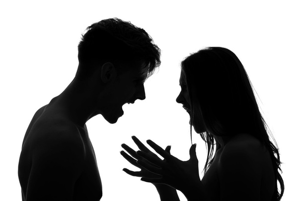 Couple argue. - Foto, afbeelding