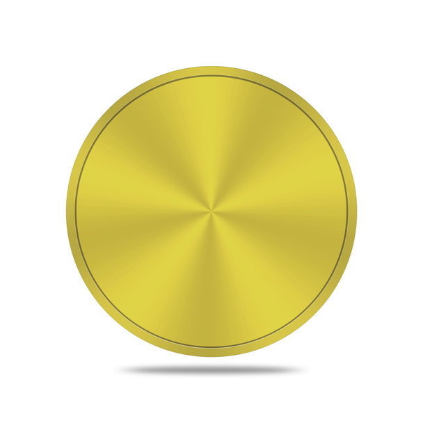arany gomb hangerő ikon - Fotó, kép