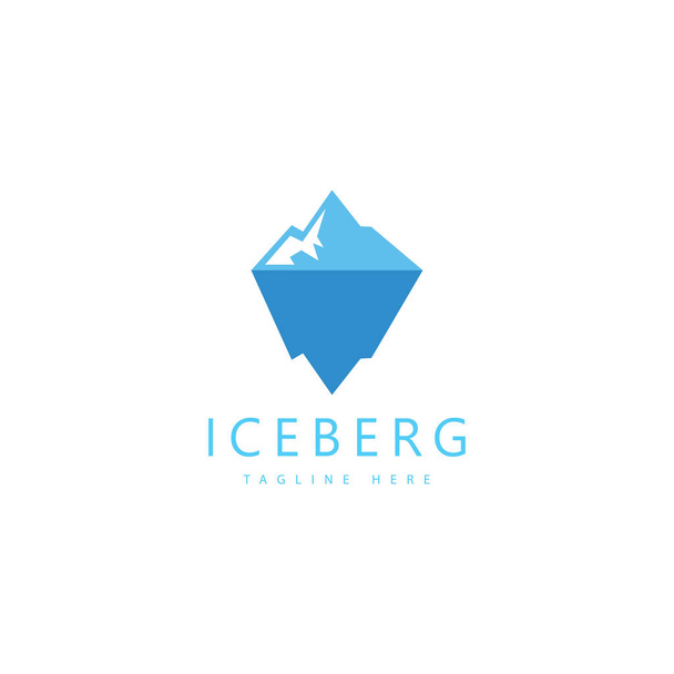 Πρότυπο σχεδίασης εικονιδίου διανυσματικής απεικόνισης Iceberg - Διάνυσμα, εικόνα