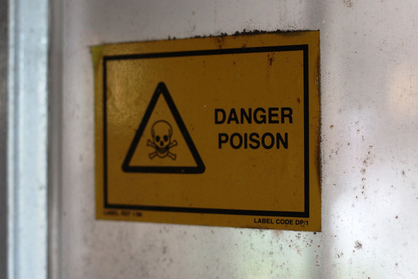 Danger Poison warning sign - Photo, Image