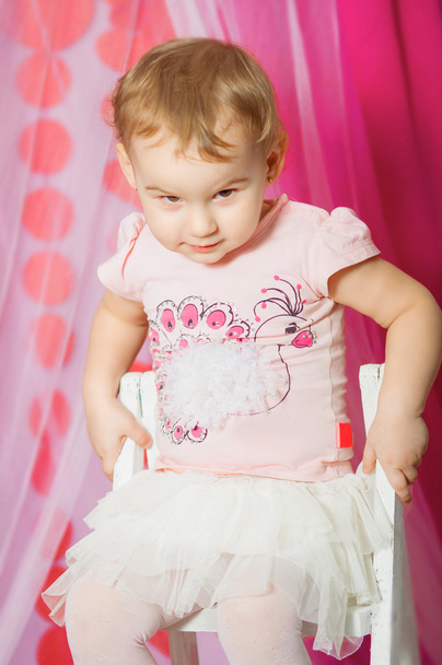 Little girl  in  tutu skirt - Valokuva, kuva