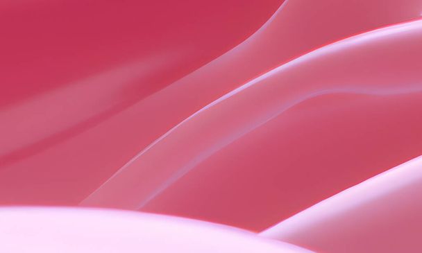 Pink Liquid Background. Abstract plastic for social media - Photo, Image