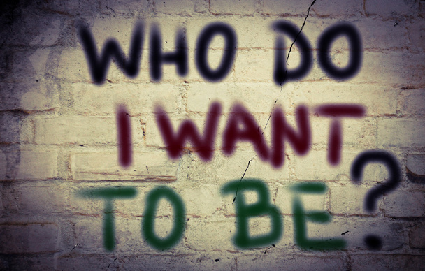 Wer will ich sein? - Foto, Bild