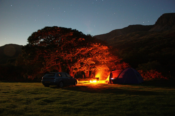 Campfire at night - Photo, Image