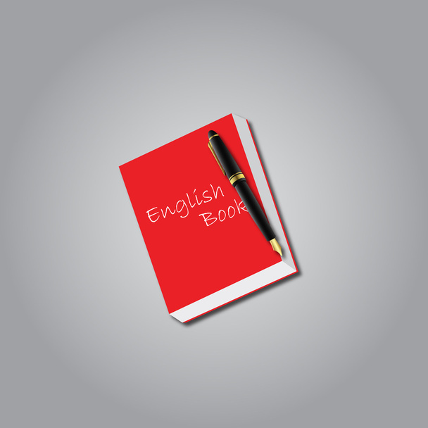English NoteBook Icon - Vector, Image