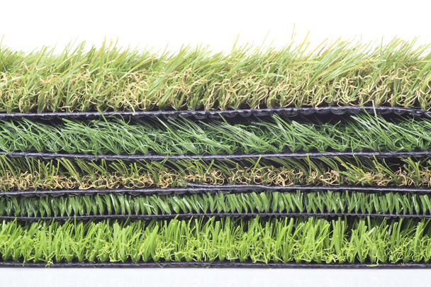 Trawników z tworzyw sztucznych na białym tle - Zdjęcie, obraz