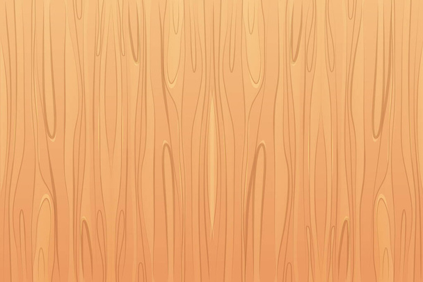 Houten materiaal, getextureerd oppervlak hout komische achtergrond in cartoon stijl. Muur, paneel voor spel, ui ontwerp. Vectorillustratie - Vector, afbeelding