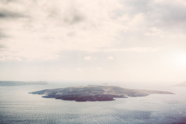 Wulkaniczne wyspy Nea Kameni - Zdjęcie, obraz