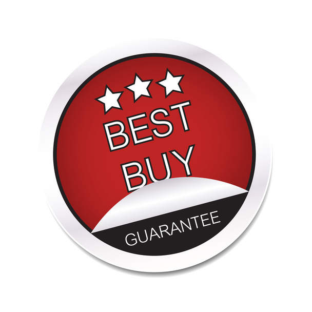 Best buy guarantee vector icon on a white background - Vector, Image