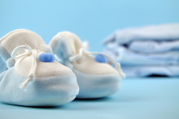 Blue Baby Clothes - Photo, Image