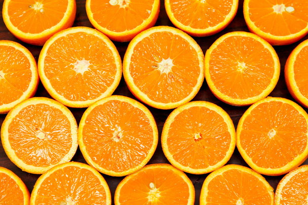 Oranges halves - Foto, Imagen