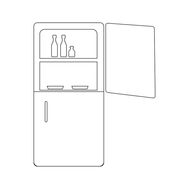 refrigerator icon vector illustration design - Vector, imagen