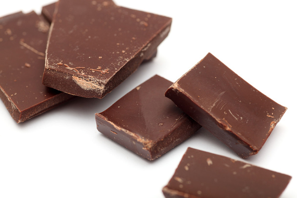 Pieces of chocolate - Фото, зображення