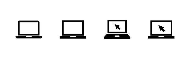 Set di icone per laptop. segno e simbolo del computer - Vettoriali, immagini