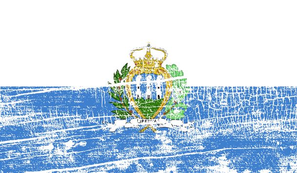 Bandiera di San Marino con texture antica. Vettore
 - Vettoriali, immagini