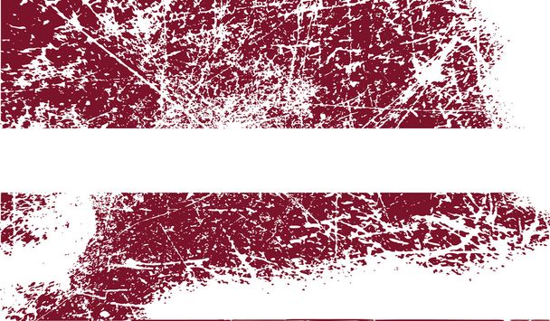 Bandera de Letonia con textura antigua. Vector
 - Vector, Imagen
