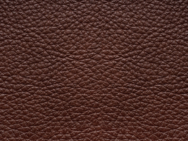 Brown leather natural texture, matte material, abstract background. Genuine quality empty pattern. Faux eco material. Can use as wallpaper or backdrop, text, lettering, wall screen saver, 3d art work. - Photo, Image