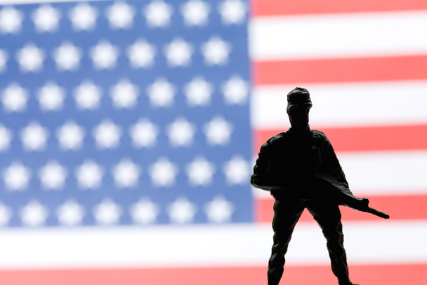 American toy soldier - Фото, изображение