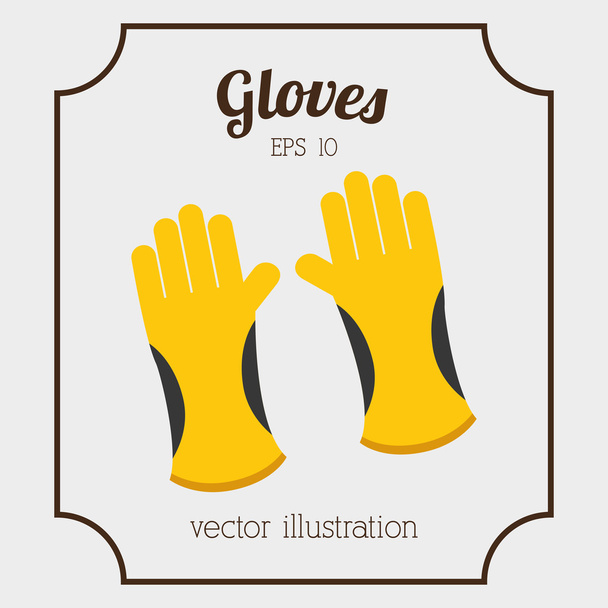 Перчатки иконка дизайна
 - Вектор,изображение