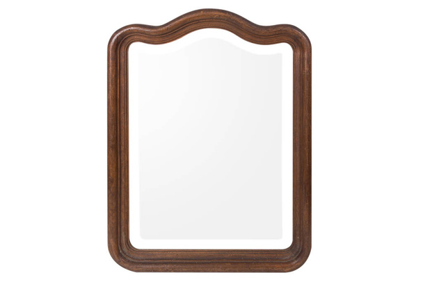 Vieux cadre miroir, isolé sur fond blanc
 - Photo, image