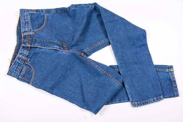 Pantalon jeans bleu
. - Photo, image