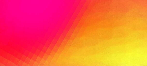 Pink and yellow gradient  panorama backdrop, Trendy social template for backgrounds, web banner, poster, advertisement, sports, events, and various graphic design works - Foto, immagini