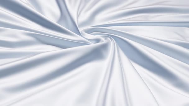 Soft cloth with rotating shape, 3d rendering. - Video, Çekim